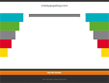 Tablet Screenshot of chickypopshop.com